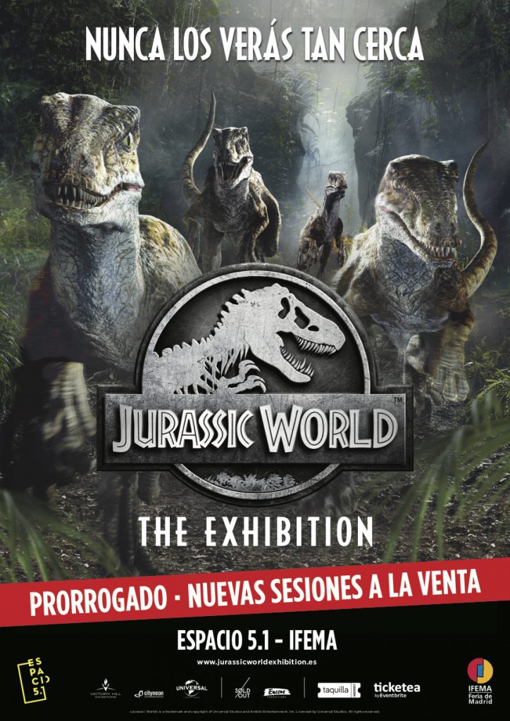 Ocio ‘jurassic World The Exhibitionamplía Fechas En Madrid Citeyoco 